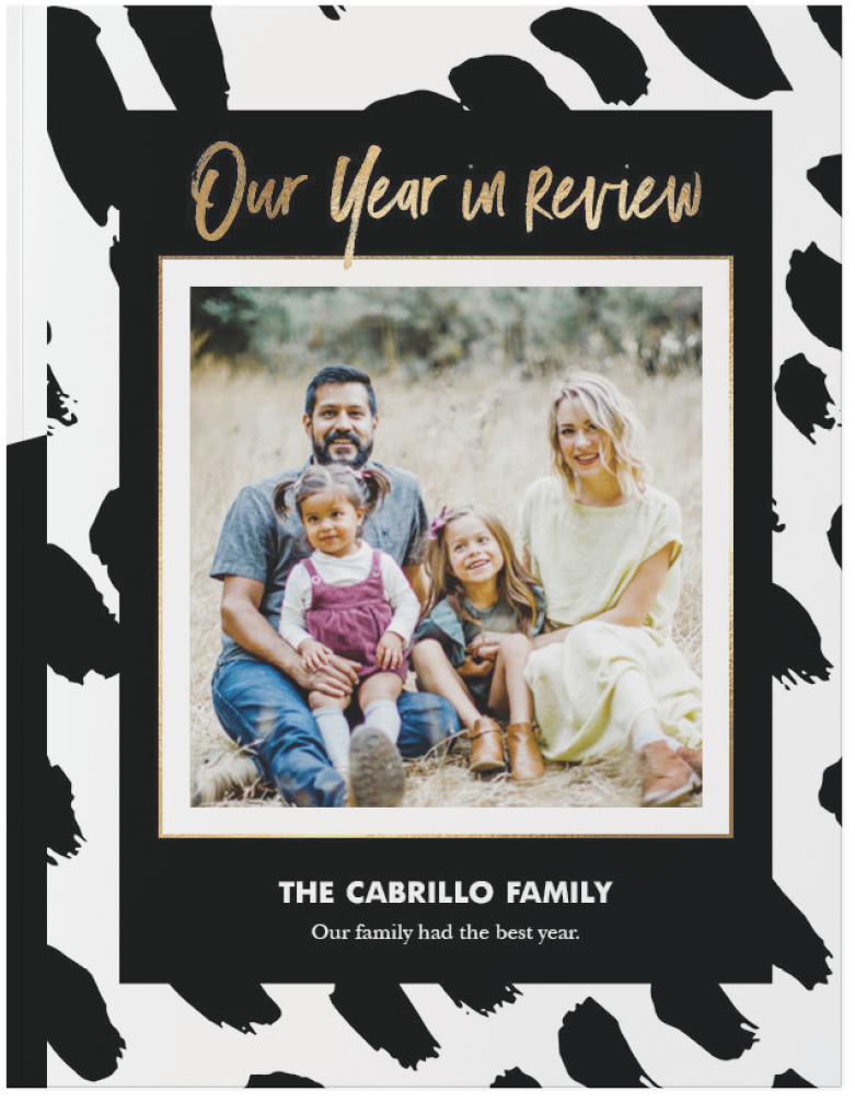 Bold Year in Review by Float Paperie Photo Book, 11x8, Soft Cover, Standard Pages