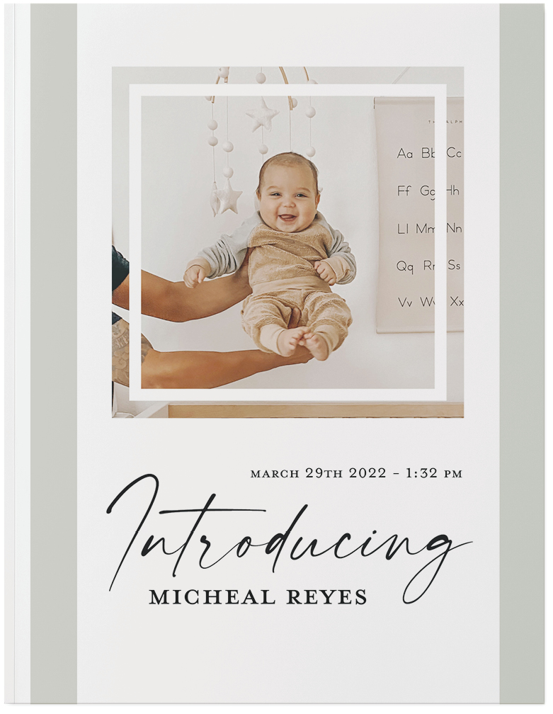 Baby's First Photo Book, 11x8, Soft Cover, Standard Pages
