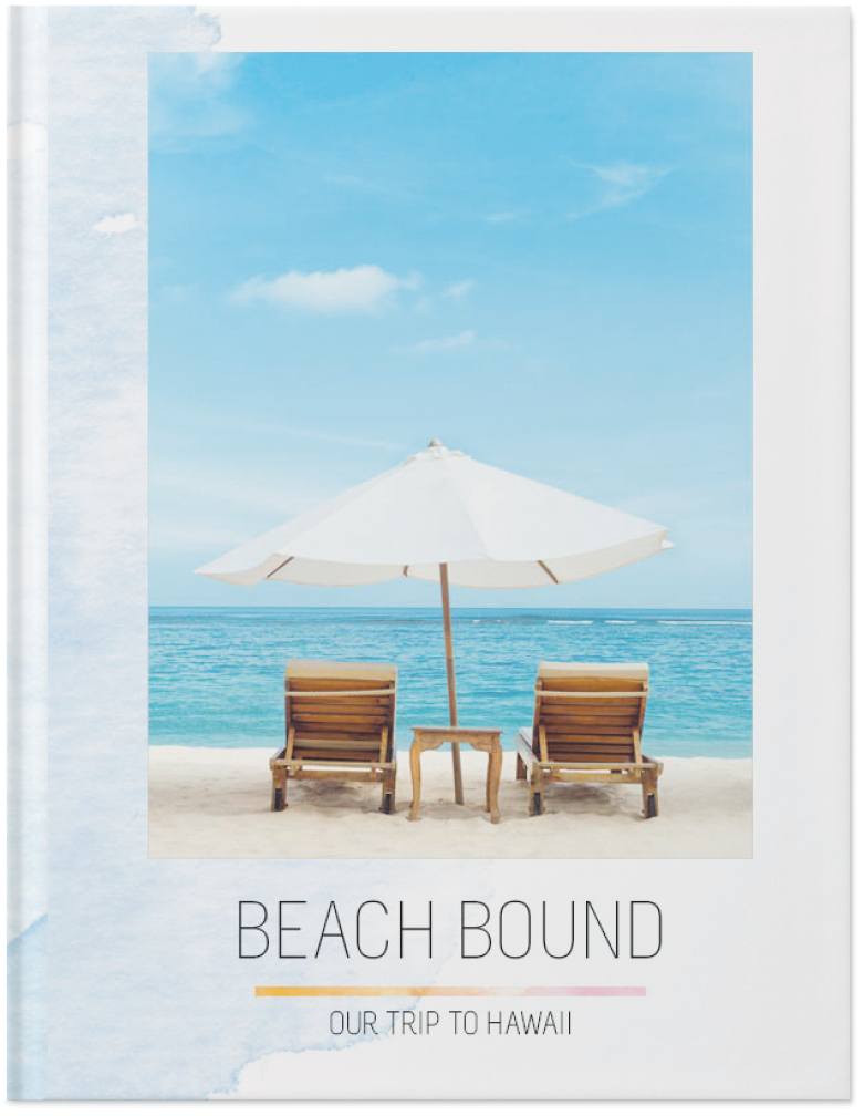 Beach Bliss Photo Book, 11x8, Hard Cover, Standard Pages