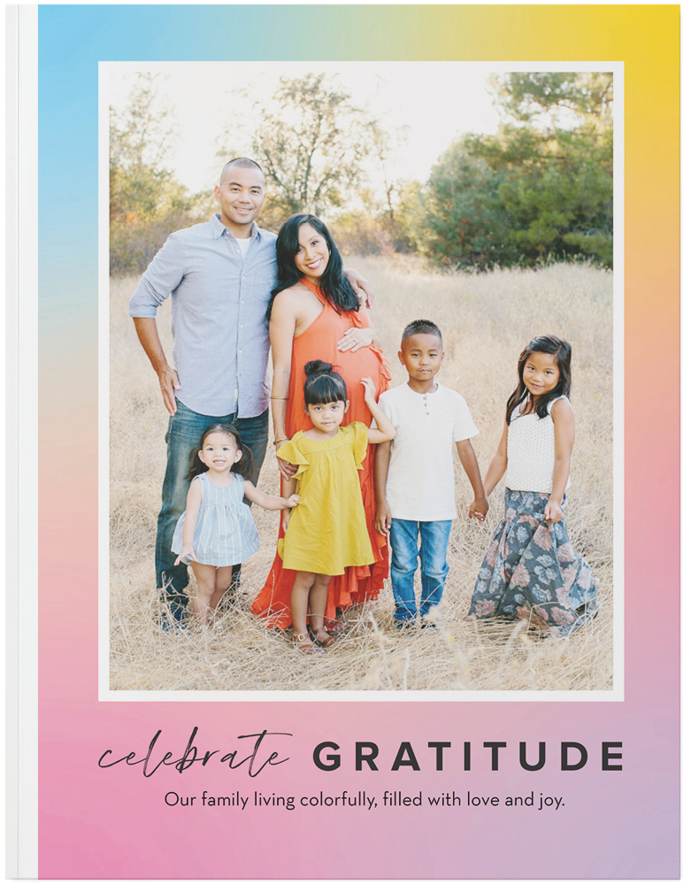 Colorful Gradients Photo Book, 11x8, Soft Cover, Standard Pages