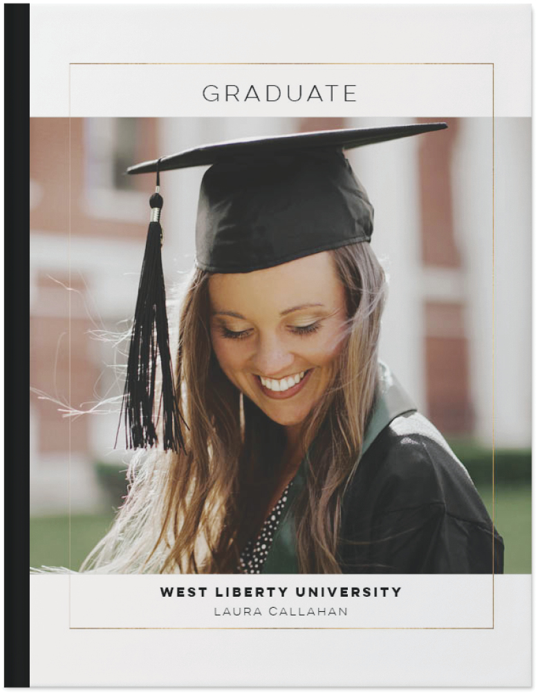 Graduation Celebration Photo Book, 11x8, Hard Cover - Glossy, Standard Pages
