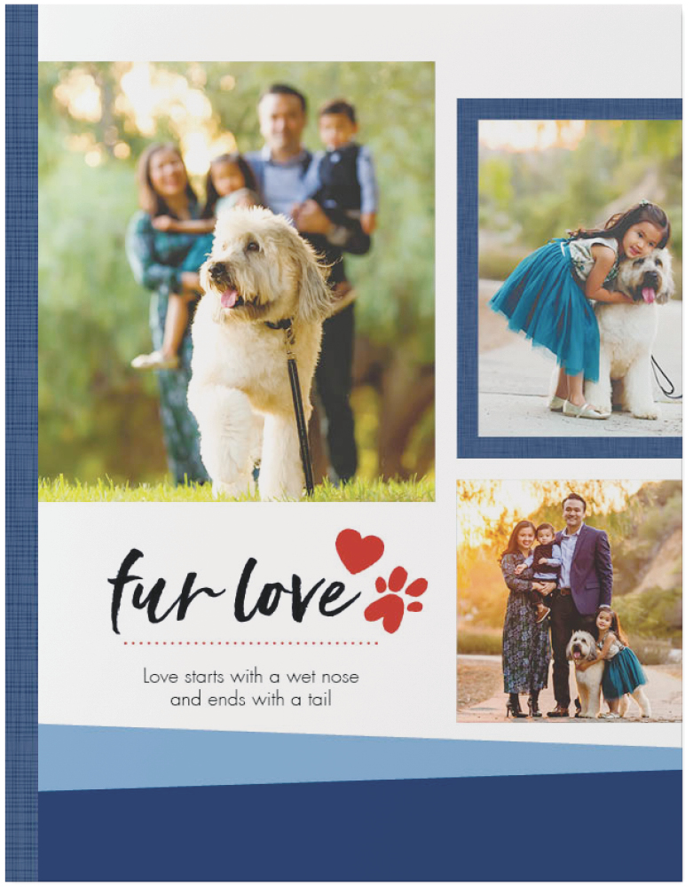 Pet Lover Photo Book, 11x8, Soft Cover, Standard Pages