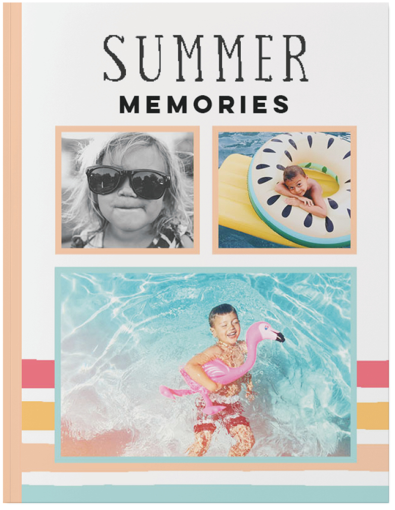 Summertime Fun Photo Book, 11x8, Soft Cover, Standard Pages