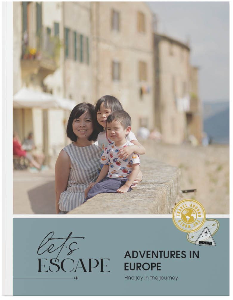 Travel Abroad Photo Book, 11x8, Soft Cover, Standard Pages