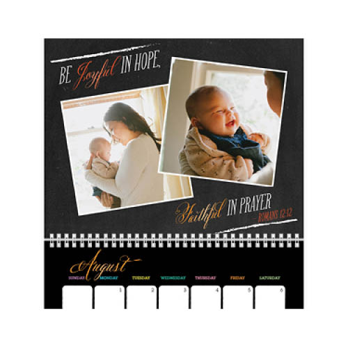 Chalkboard Quotes Wall Calendar, 8x11