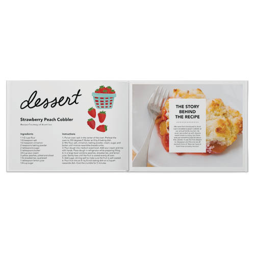 Everyday Recipes by Slightly Stationery Photo Book, 11x14, Professional Flush Mount Albums, Flush Mount Pages