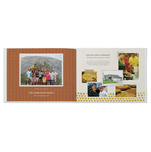 Family Reunion Photo Book, 11x14, Professional Flush Mount Albums, Flush Mount Pages