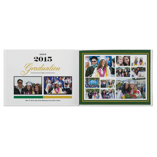 High School Memories Photo Book, 11x14, Professional Flush Mount Albums, Flush Mount Pages