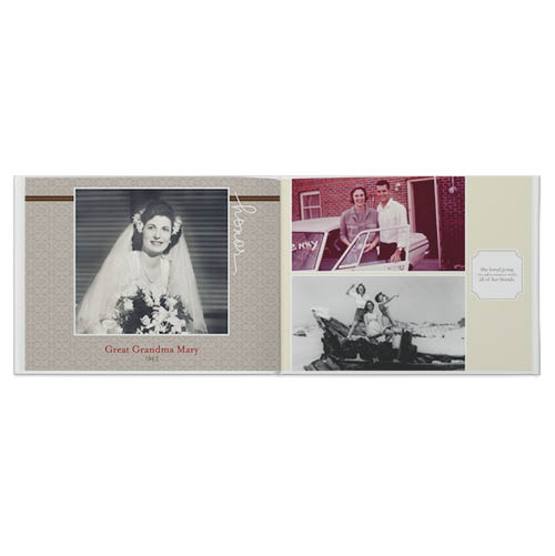 Memorium Photo Book, 11x14, Professional Flush Mount Albums, Flush Mount Pages