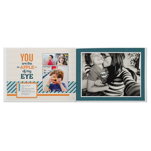 Project Life Childhood: Bridgeport Edition Photo Book, 11x14, Professional Flush Mount Albums, Flush Mount Pages