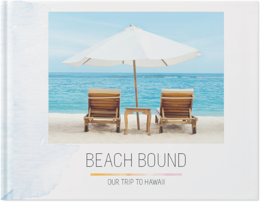 Beach Bliss Photo Book, 11x14, Hard Cover - Glossy, Deluxe Layflat