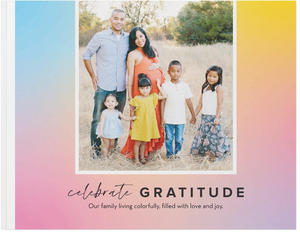 Colorful Gradients Photo Book, 8x11, Soft Cover, Standard Pages