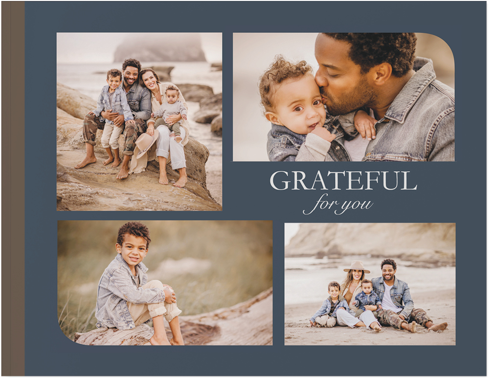 Grateful For You Photo Book, 8x11, Soft Cover, Standard Pages