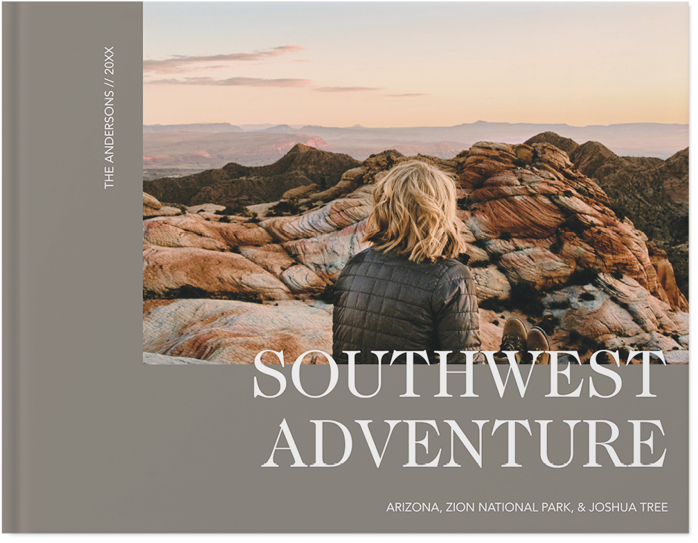 Modern Editorial Moments Photo Book, 8x11, Hard Cover - Glossy, PROFESSIONAL 6 COLOR PRINTING, Standard Layflat