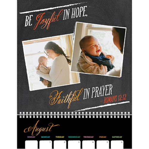 Chalkboard Quotes Wall Calendar, 12x12