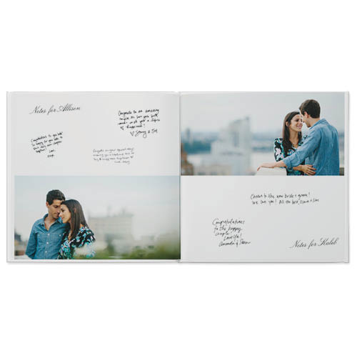 Wedding Guest Book Paper Choices - Paper Bound Love