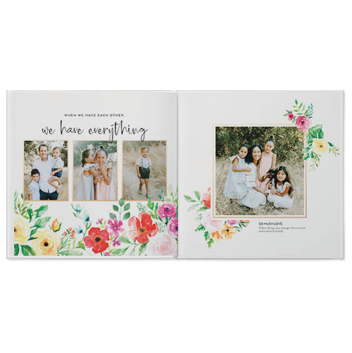 colorful blooms photo book