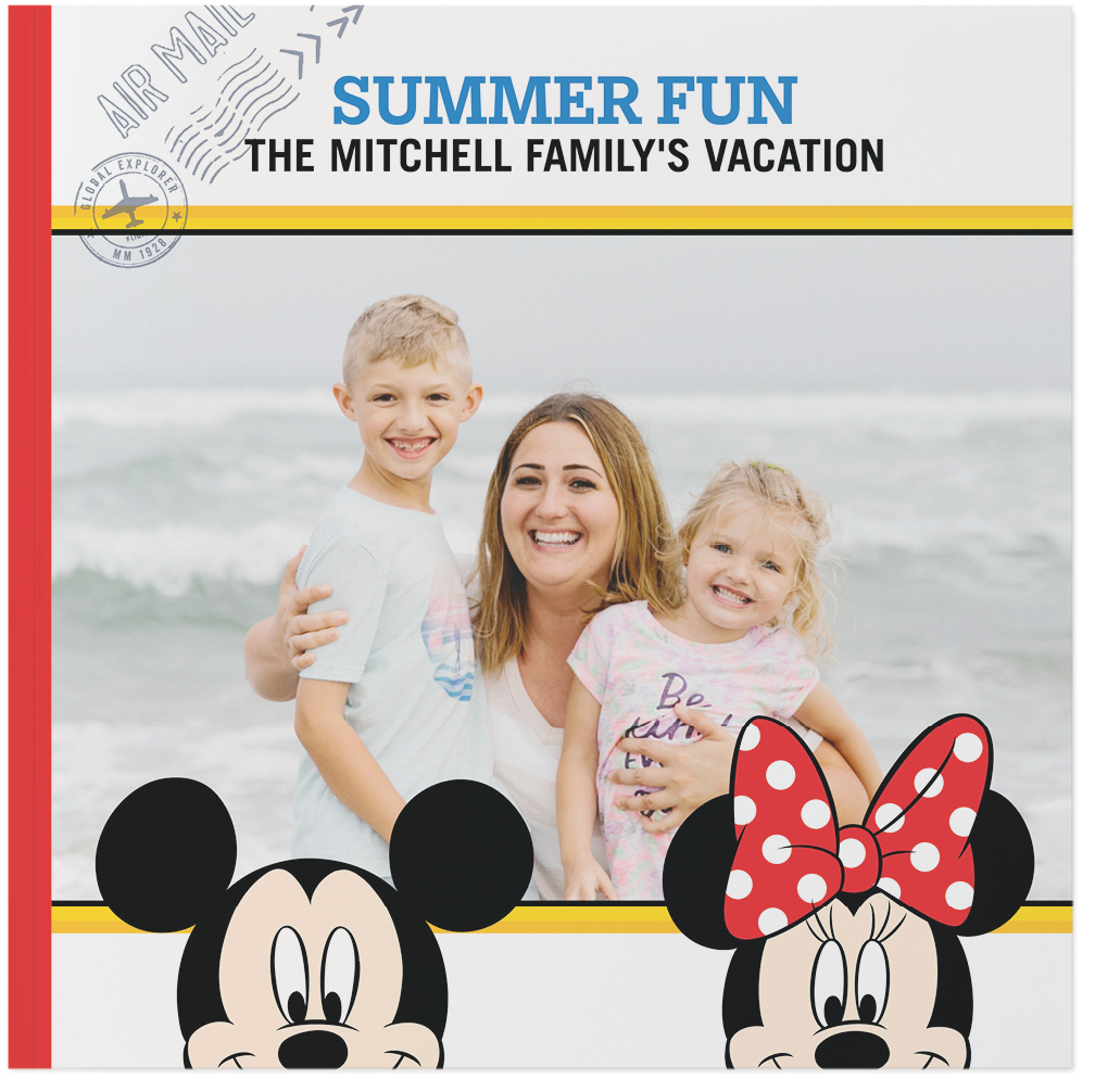 Disney Family Adventures Photo Book, 10x10, Soft Cover, Standard Pages