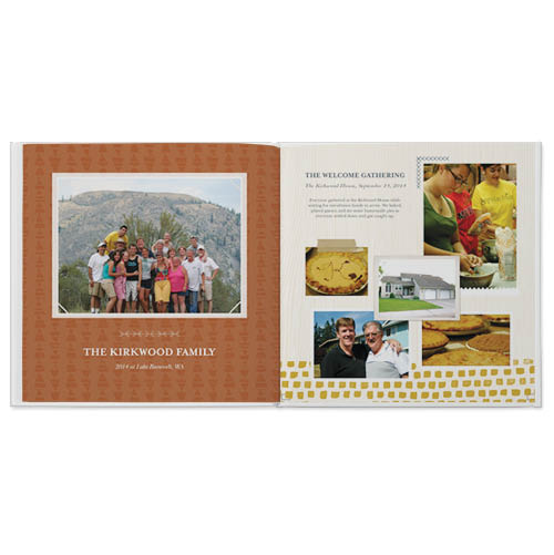 Family Reunion Photo Book, 12x12, Professional Flush Mount Albums, Flush Mount Pages