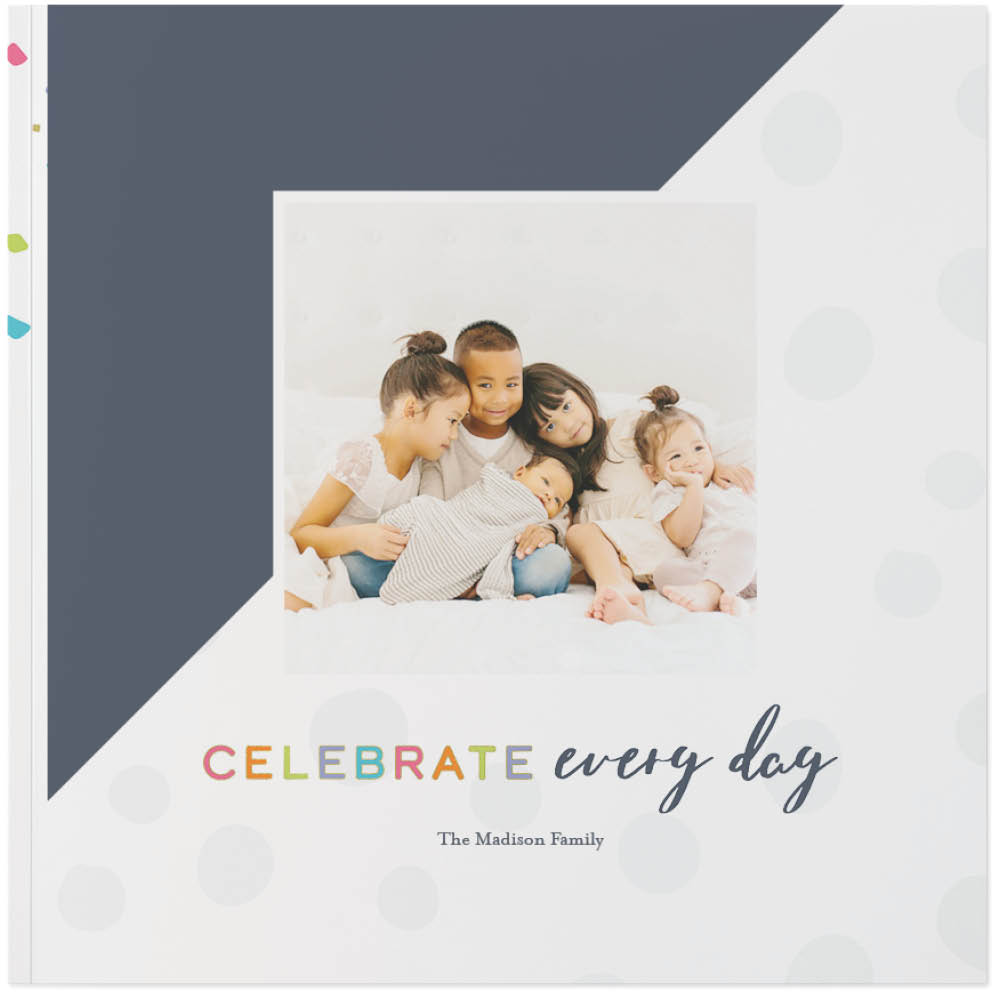 Celebrate Family by Float Paperie Photo Book, 8x8, Soft Cover, Standard Pages