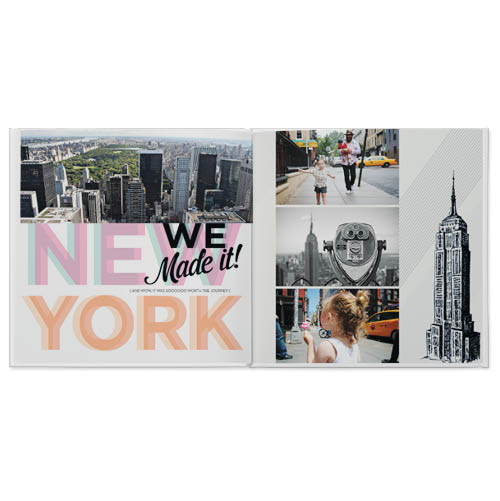 I Heart NYC Photo Book, 12x12, Professional Flush Mount Albums, Flush Mount Pages