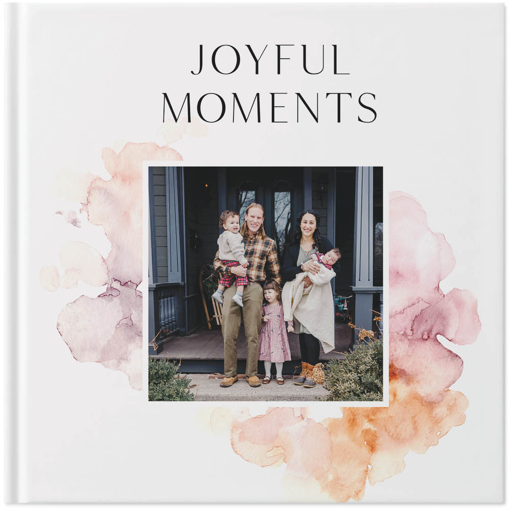 Watercolor Washes by Kim Thoa Photo Book, 10x10, Hard Cover - Glossy, PROFESSIONAL 6 COLOR PRINTING, Standard Pages