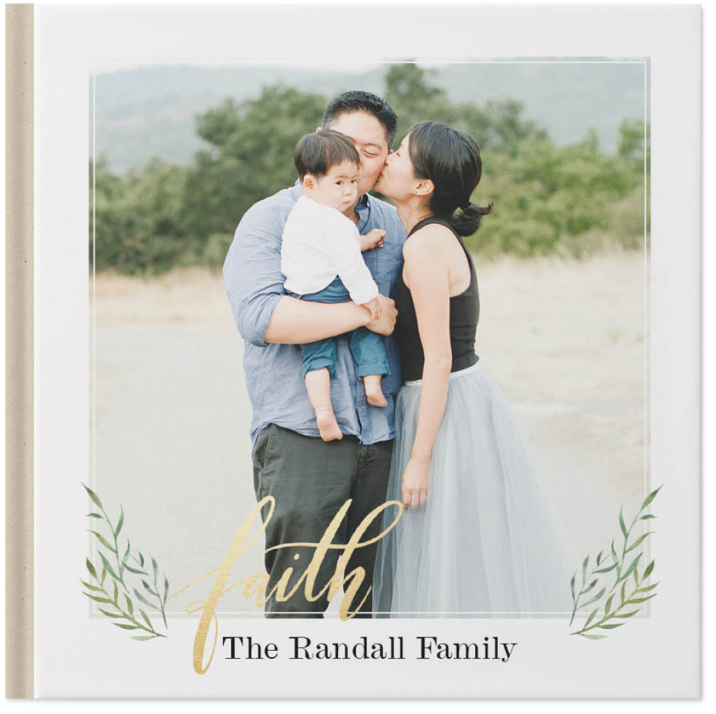 Family Blessings by Potts Design Photo Book, 8x8, Hard Cover - Glossy, PROFESSIONAL 6 COLOR PRINTING, Standard Layflat