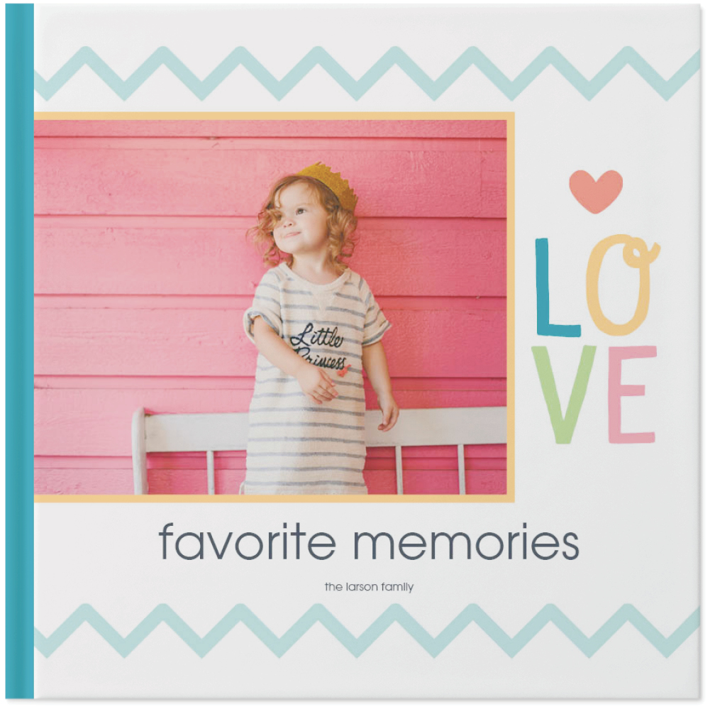 Colorful Childhood Photo Book, 12x12, Hard Cover, Standard Layflat