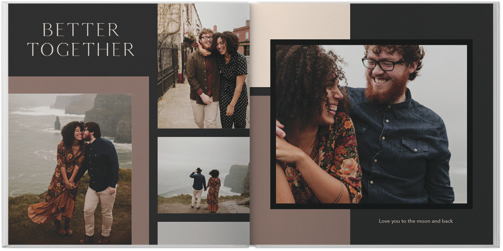 Modern Dark Neutrals 10x10 Photo Book Preview 1