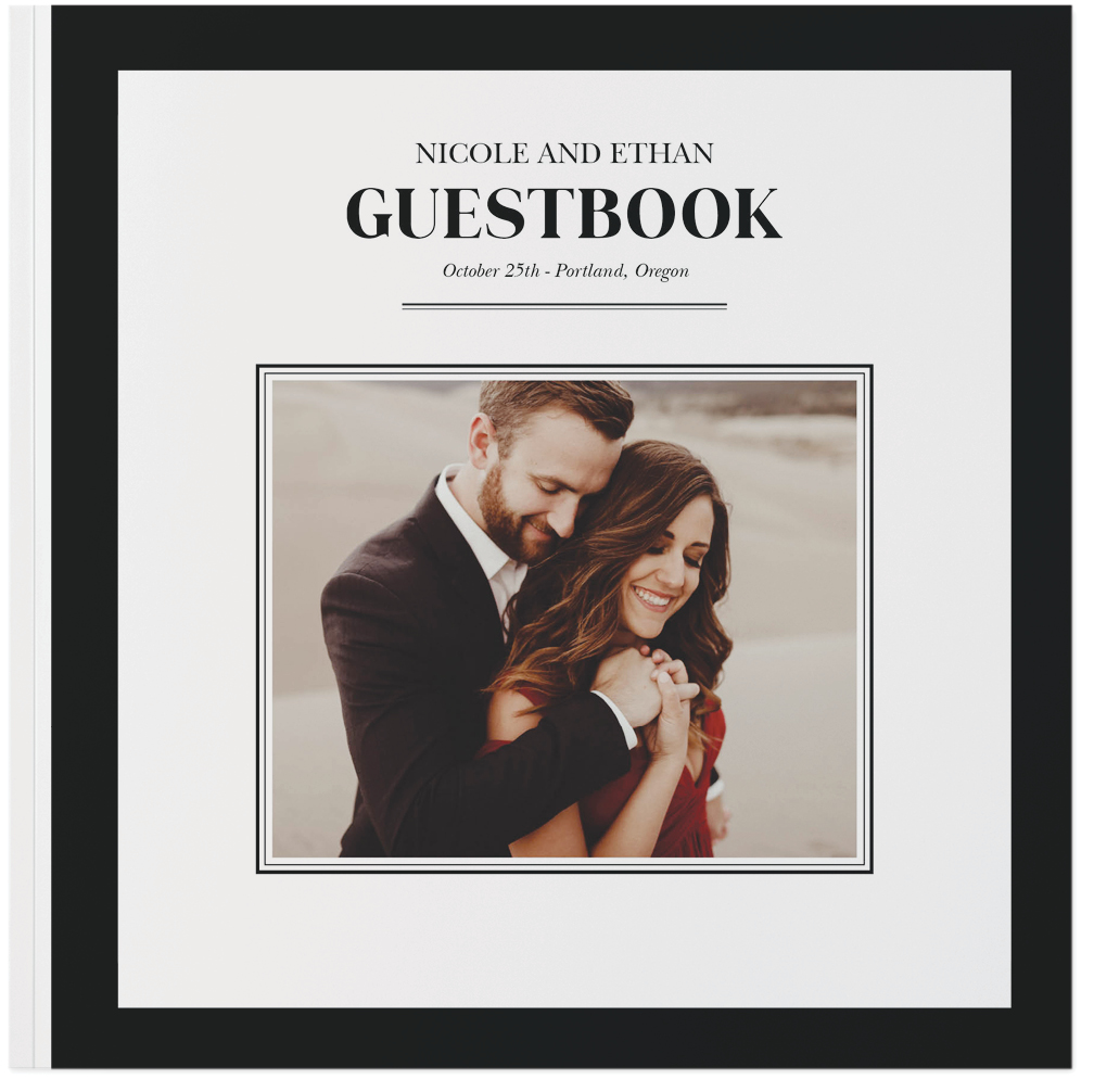 Our Wedding Day Guestbook Photo Book, 8x8, Soft Cover, Standard Pages