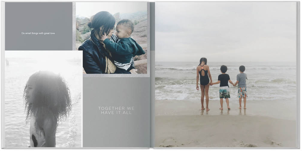 Simply Gray 10x10 Photo Book Preview 2