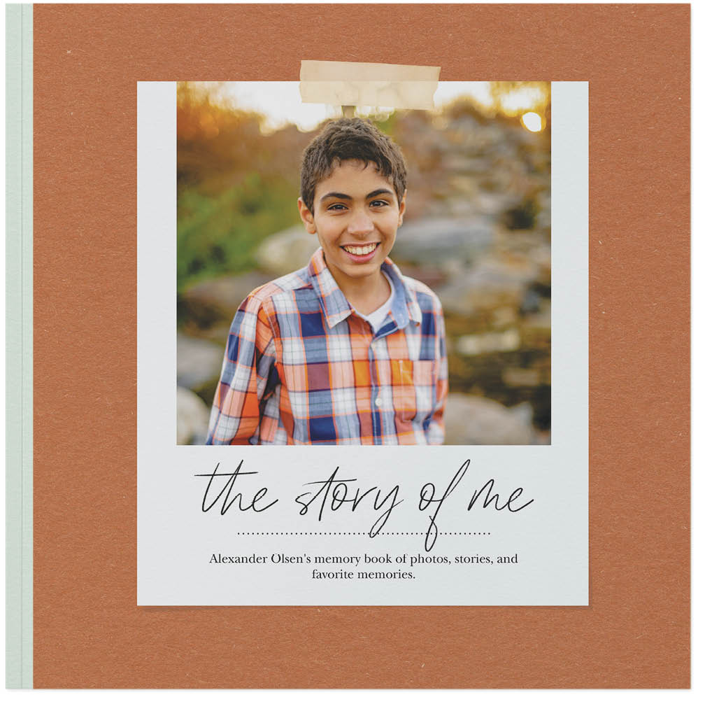 The Story of Me Photo Book, 10x10, Soft Cover, Standard Pages