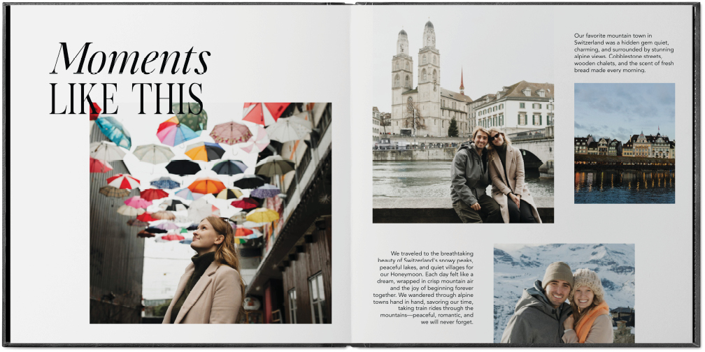 Travel Archives Photo Book, 8x8, Premium Leather Cover, Deluxe Layflat