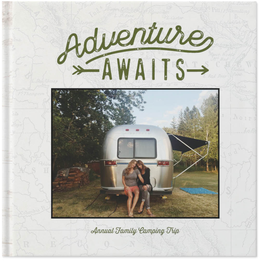 Outdoor Adventures by Sarah Hawkins Designs Photo Book, 8x8, Hard Cover, Deluxe Layflat