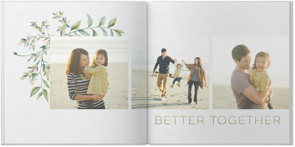 Watercolor Greenery by Sarah Hawkins Designs 10x10 Photo Book Preview 1